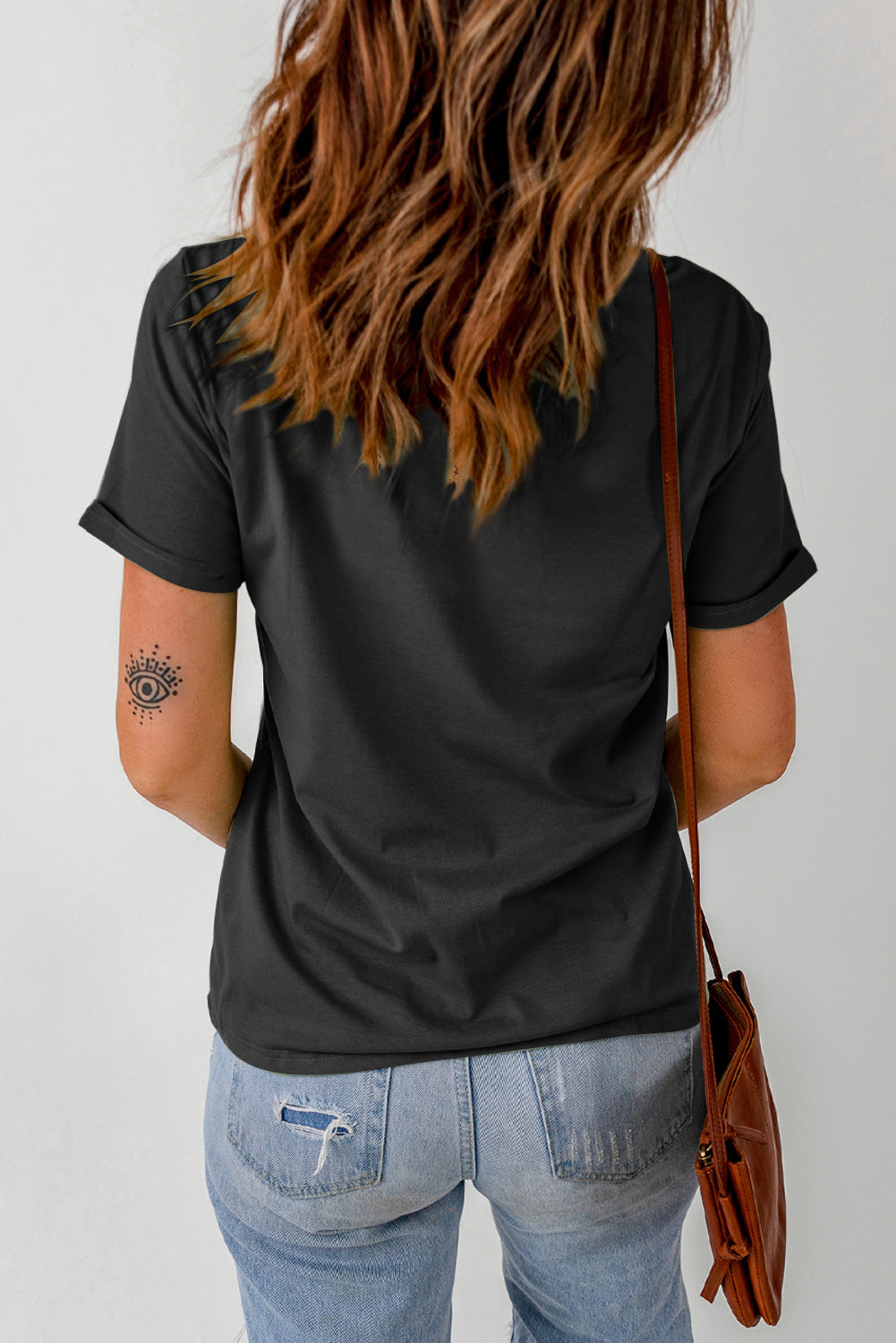 Graphic Round Neck Short Sleeve T-Shirt